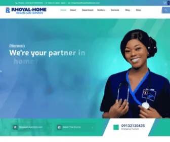 Rhoyalhomehealthcare.com(Rhoyal Home Health Care) Screenshot