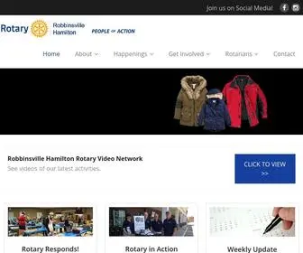 Rhrotary.org(Robbinsville Hamilton Rotary) Screenshot