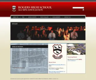 Rhsalumni.org(Rogers High School Alumni Association) Screenshot