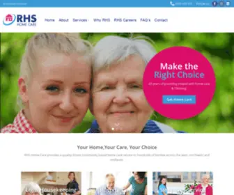 RHshomecare.ie(RHS Home Care) Screenshot