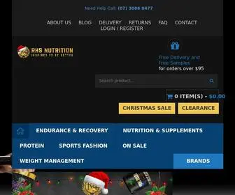 RHsnutrition.com.au(RHS Nutrition) Screenshot