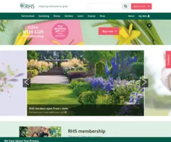 RHS.org.uk(The Royal Horticultural Society) Screenshot
