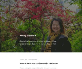 Rhubyelizabeth.com(Rhuby Elizabeth) Screenshot