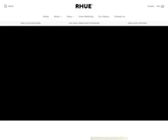 Rhuehair.com(RHUE®) Screenshot