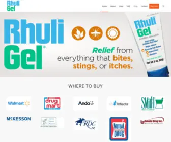 Rhuligel.com(Rhuli Gel) Screenshot