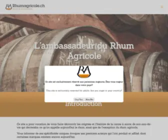 Rhumagricole.ch(Rhum Agricole) Screenshot