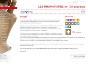 Rhumatismes.net(LES RHUMATISMES en 100 questions) Screenshot