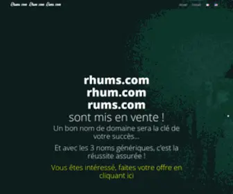 Rhums.com(Rhums) Screenshot