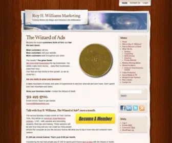 RHW.com(Roy H. Williams Marketing) Screenshot