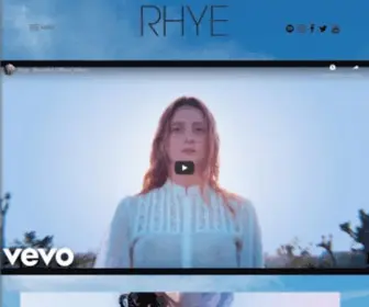 Rhyemusic.com(Rhye) Screenshot