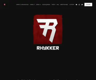 RHYkker.com(Rhykker Official Website) Screenshot