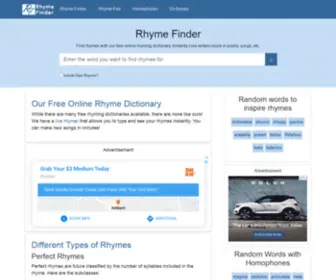 RHymefinder.net(Rhyme Finder) Screenshot