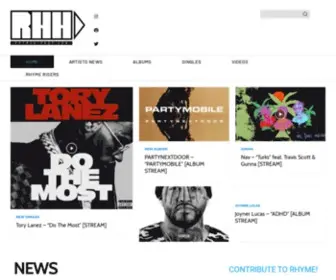 RHymehiphop.com(Rhyme Hip Hop) Screenshot