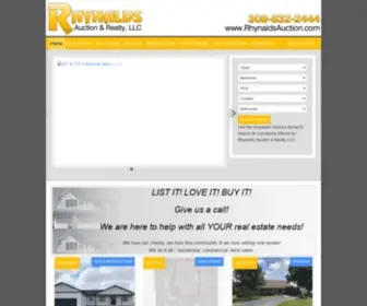 RHynaldsauction.com(Rhynalds Auction & Realty) Screenshot