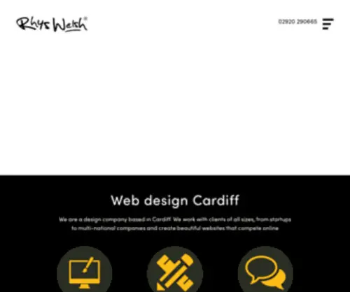 RHYswelsh.com(Freelance Web Designer Cardiff) Screenshot