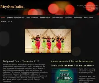 RHYTHM-India.com(Provides the finest Bollywood dance training & performances in the Greater Houston) Screenshot