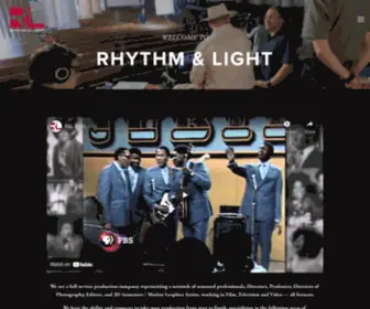 RHYThmandlight.com(Rhythm & Light) Screenshot