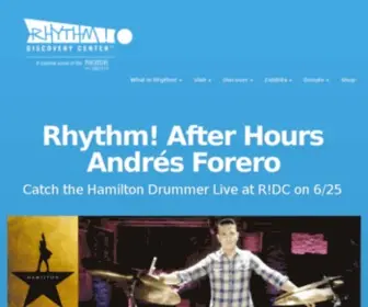 RHYTHmdiscoverycenter.org(Rhythm) Screenshot