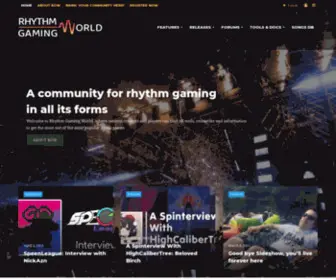 RHYTHmgamingworld.com(Rhythm Gaming World) Screenshot