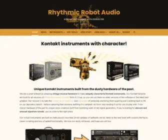 RHYThmicrobot.com(Rhythmic Robot Audio) Screenshot