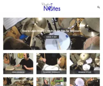 RHYTHmnotes.net(Rhythm Notes) Screenshot