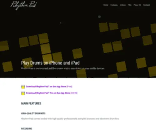RHYTHmpad.com(Rhythm Pad) Screenshot