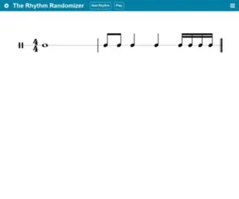 RHYTHmrandomizer.com(The Rhythm Randomizer) Screenshot