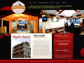 RHYTHmretreatmanali.com(Rhythm Retreat Manali) Screenshot