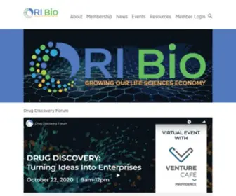 RI-Bio.org(RI Bio) Screenshot
