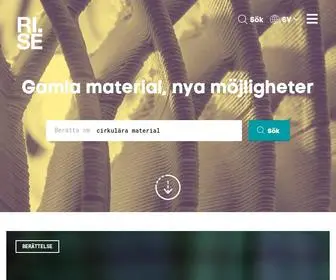 RI.se(Svensk forskning för hållbar tillväxt) Screenshot