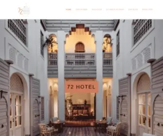 Riad72.com(Luxury boutique hotel in Marrakech 72 Riad Living) Screenshot