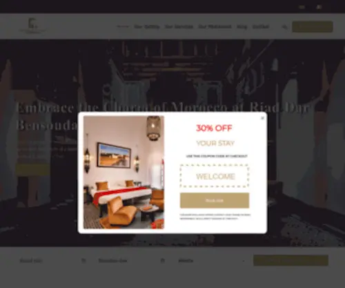 Riaddarbensouda.com(Riad Fes : Dar Bensouda riad) Screenshot
