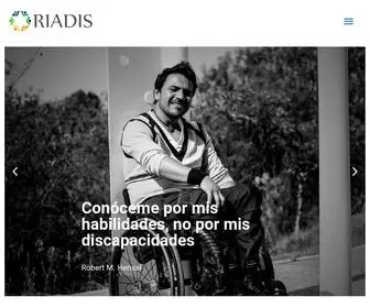 Riadis.org(Red Latinoamericana de Organizaciones) Screenshot