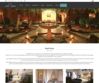 Riadkaiss.com(Riad Kaiss Marrakech) Screenshot