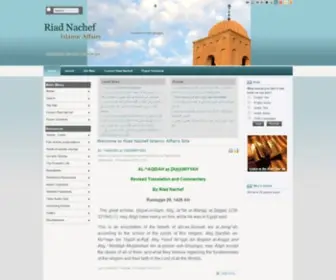 Riadnachef.org(Islamic Affairs) Screenshot