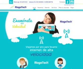 Riagatech.com(Riagatech) Screenshot