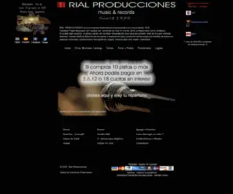 Rialproducciones.com(Pistas) Screenshot