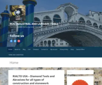 Rialtousa.com(Your Diamond Blade Distributing Center since 1999) Screenshot