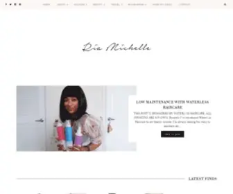 Riamichelle.com(Ria Michelle) Screenshot