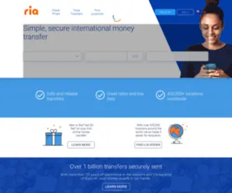Riamoneytransfer.com.au(Send Money Online) Screenshot