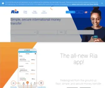 Riamoneytransfer.com(Send Money Online) Screenshot