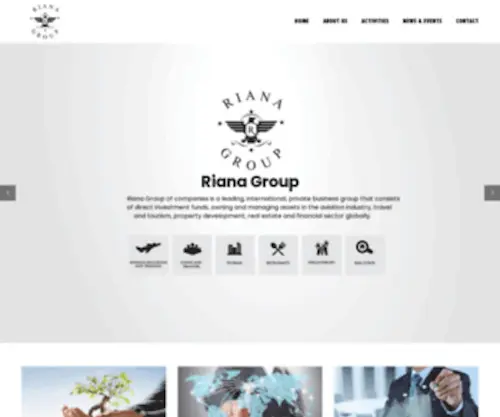 Rianagroup.com(Riana Group) Screenshot