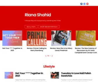 Rianashahid.com(Riana Shahid) Screenshot