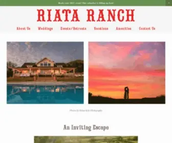 Riataranchsantamargarita.com(Riata Ranch) Screenshot