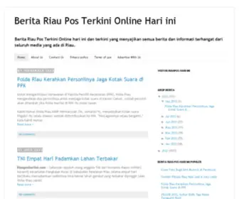 Riauposhariini.com(Berita Riau Pos Terkini Online Hari ini) Screenshot