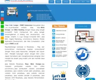 Riauwebdesign.com(Jasa SEO Web Pekanbaru Riau) Screenshot