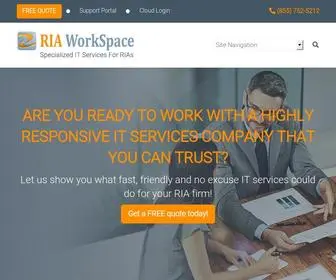 Riaworkspace.com(Computer Support) Screenshot