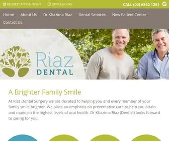 Riazdental.com.au(Dentist Parkes) Screenshot