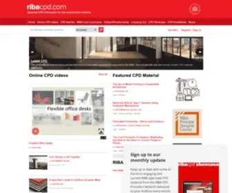 RibacPd.com(RIBA approved CPD material worth double points) Screenshot
