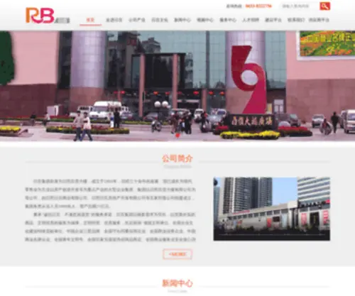 Ribaigroup.com(日百集团) Screenshot